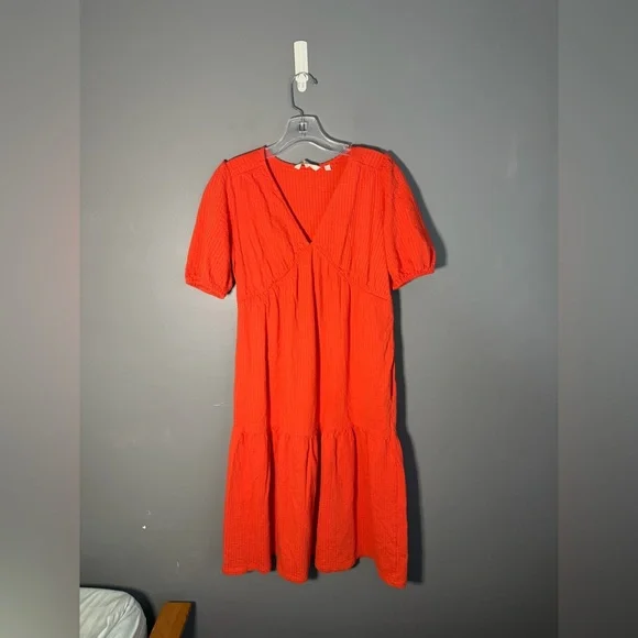 Boden Seersucker Midi Dress Women’s Size 2P - Picture 3 of 6